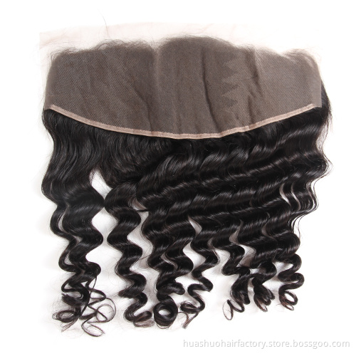 Huashuo Hair Highest Discounts Brazilian Human Hair Bundles Fast Shipping Loose Deep Wave Wholesale Virgin Hair Vendors Frontal